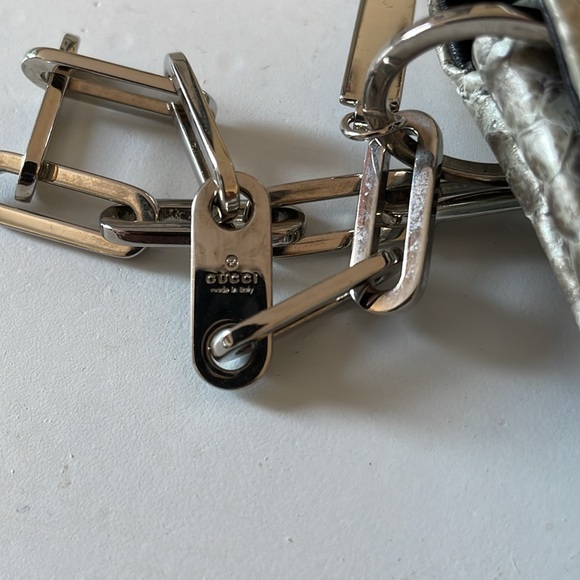 Gucci clutch or pochette-style purse in snakeskin - Made in Italy - Picture 10 of 10